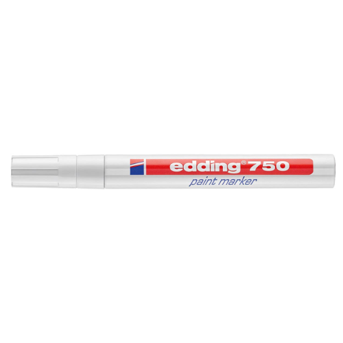 Productafbeelding - 2025-12-13T124025.334 Marker 750 2-4 mm wit 10st. - Afbeelding 1