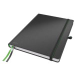 Notitieboek A4 hardcover zwart gelijnd
