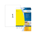 Etiket 4421 210x297 mm geel ds 20 stuks
