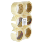 Verpakkingstape transp. sterk geluidloos pk 6rl