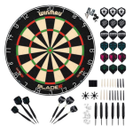 Dartbord + 2 Sets KOTO Steeldarts + 90 Pieces