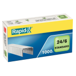 Nietjes 24/6 gegalvaniseerd pk 1000st