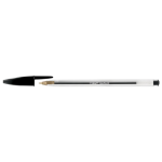 Balpen Cristal medium zwart 50st.