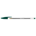 Balpen Cristal medium groen 50st.