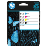 Inktcartridge 912 6ZC74AE, 4 kleuren