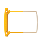 Clip Buismechaniek geel ds 100 stuks