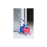 Mopwagen metaal dweilkar 2x25 ltr compleet