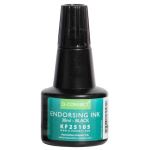 Stempelinkt, flesje van 28 ml, zwart