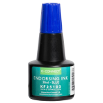 Stempelinkt, flesje van 28 ml, blauw