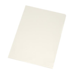 L-map, glashelder, 120 micron, 10 stuks