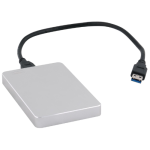 Externe harde schijf USB 3.0, zilver, 2 TB