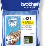 Inktcartridge, 200 pag. LC-421Y, yellow