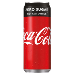 Cola Zero blik 33cl tray 24st