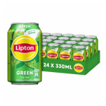 Ice tea groene thee 33 cl per blik, tray 24 blikken